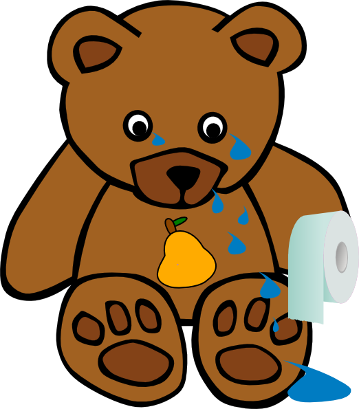Crying Bear Clipart - Png Download (522x595), Png Download