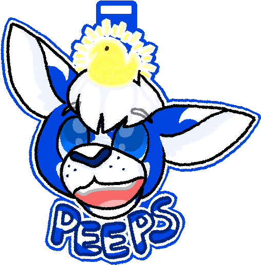 Peeps - Cartoon Clipart (581x555), Png Download