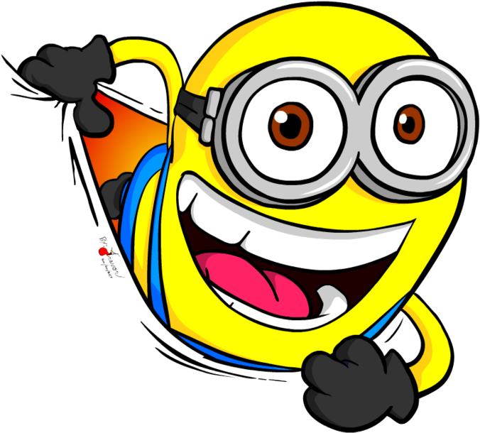 Minion Sticker By Rovertarthead - Minion Sticker Png Clipart (676x610), Png Download