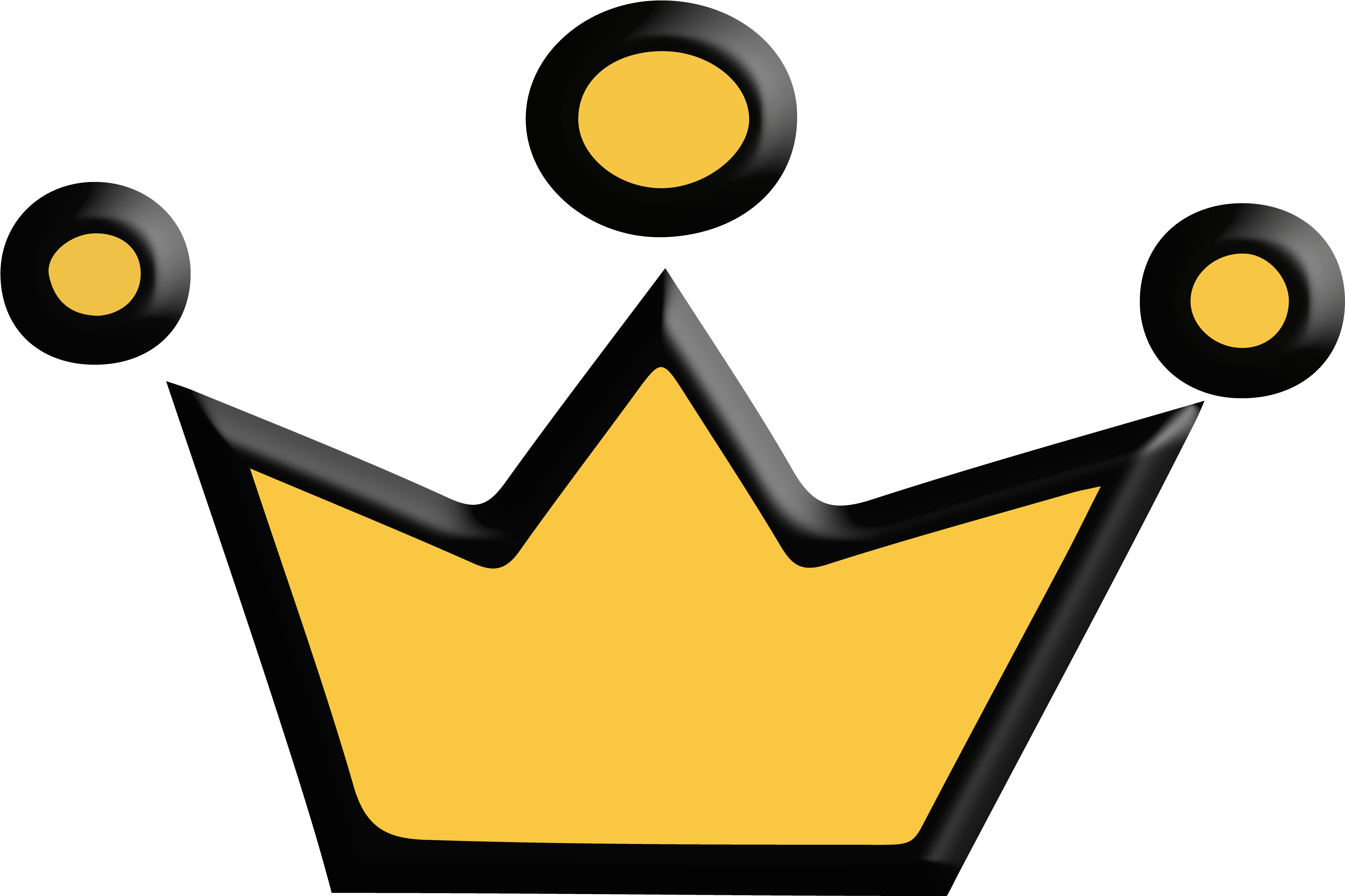 Transparent Background Cartoon Crown Clipart (6528x5370), Png Download