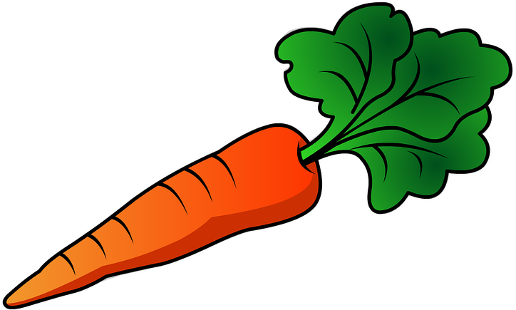 Carrot Clipart Png 5 » Clipart Station - Carrot Clipart Transparent Png (960x443), Png Download