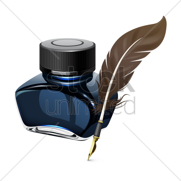 Ink Bottle Png Ink Bottle And Pen Clipart Full Size Clipart