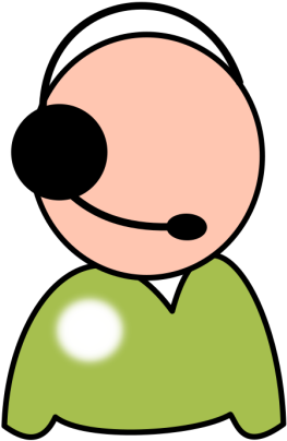 Green Diaper Man Png Images - Help Desk Clip Art Transparent Png (600x600), Png Download