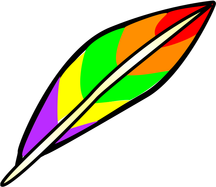 Feather Svg Clip Arts - Feather Clip Art - Png Download (1024x1024), Png Download