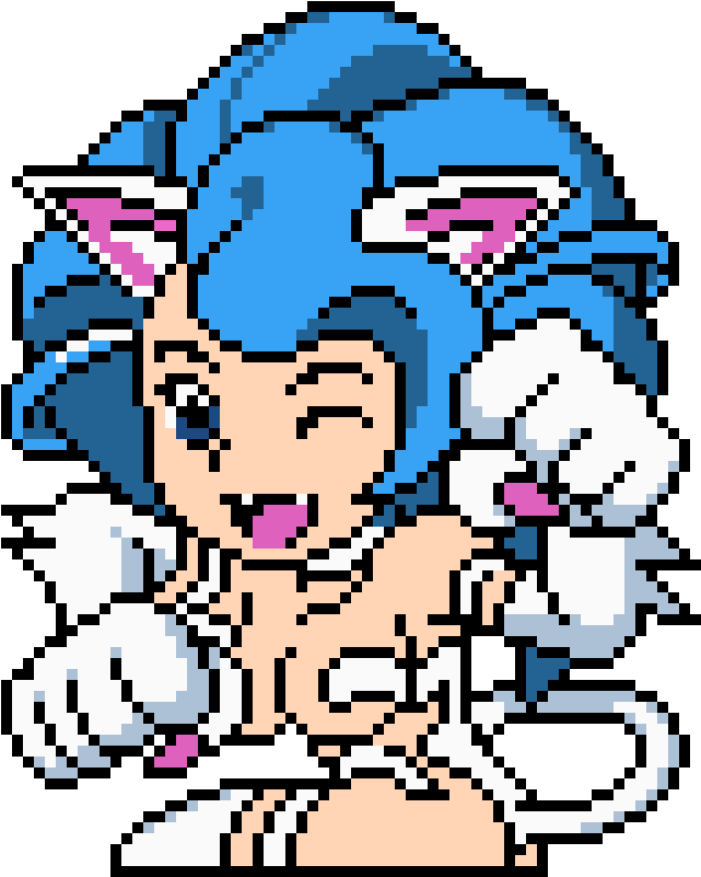 Anime Girl Minecraft Pixel Art - Anime Minecraft Pixel Art Clipart (641x801), Png Download