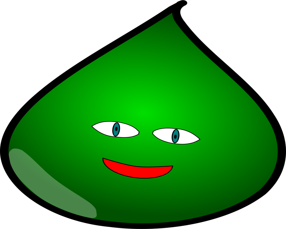 Green Ooze Png - Cartoon Slime Clipart (938x750), Png Download