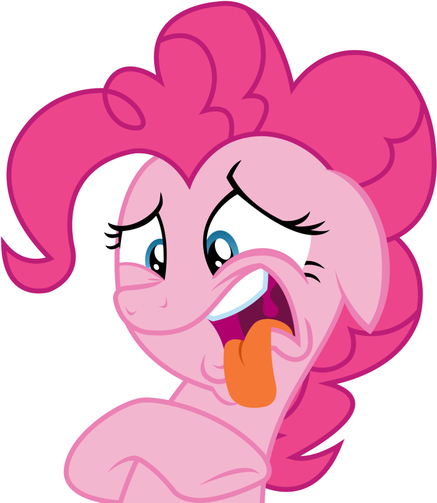 Artist Sketchmcreations Cute - Pinkie Pie Vector Disgust Clipart (932x1024), Png Download