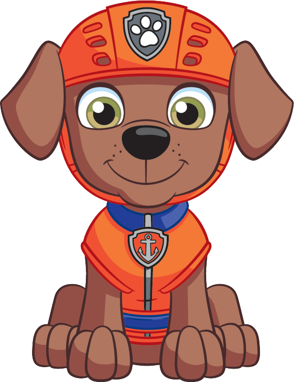 Robo Dog Paw Patrol Clipart Jpg Transparent Download - Zuma Paw Patrol Cartoon - Png Download (596x773), Png Download