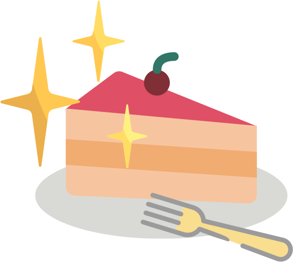 Porcion De Pastel Png Clipart (619x619), Png Download