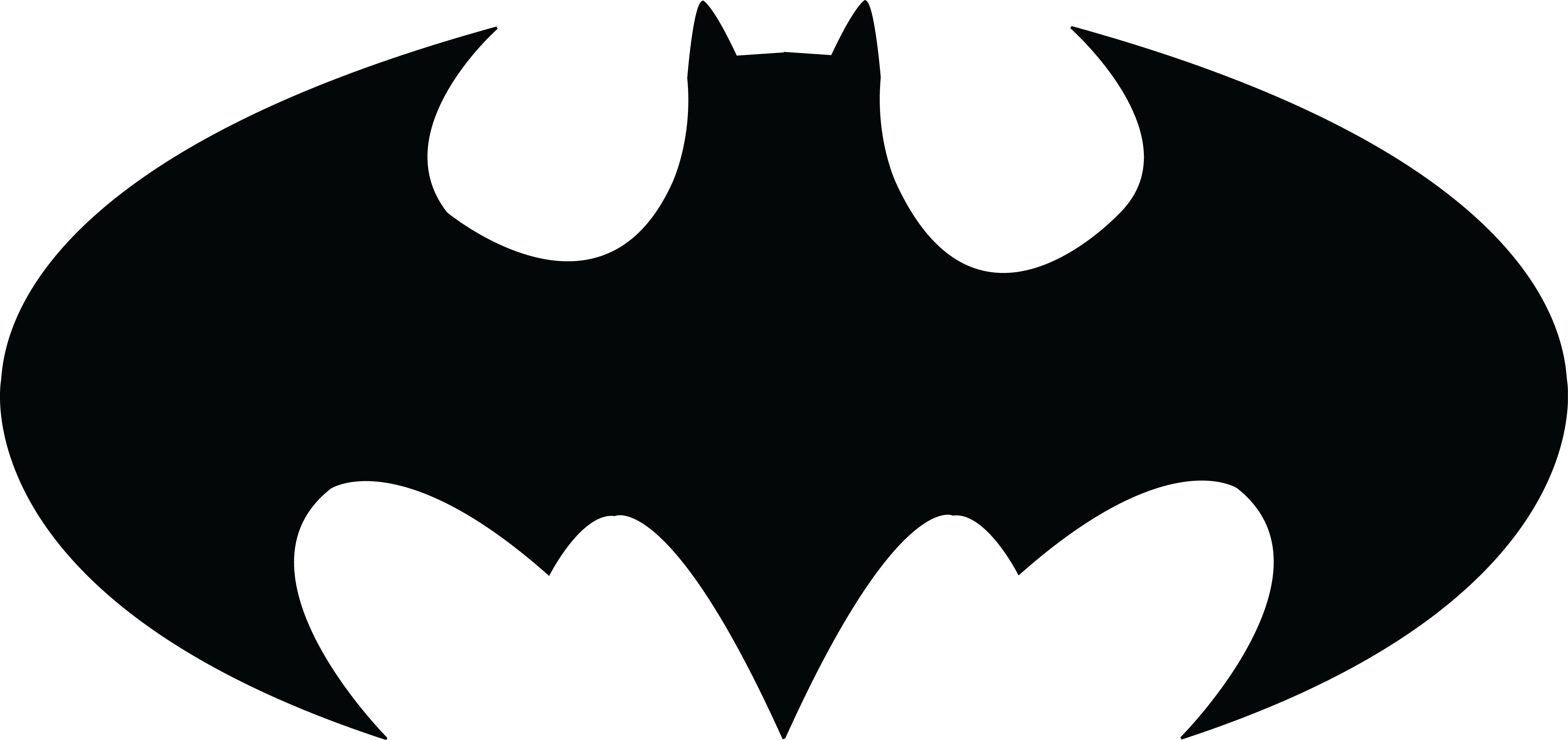 Sad Batman Clipart Bat - Batman Clipart - Png Download (4000x1887), Png Download