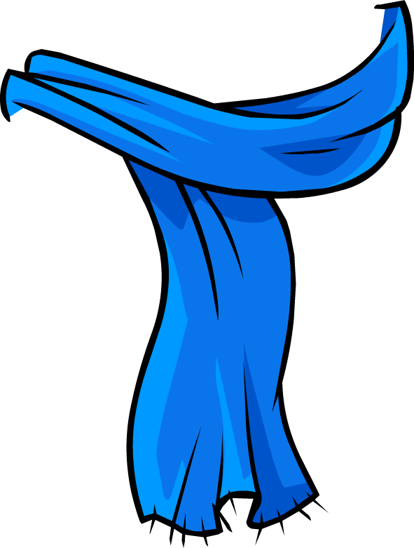 Club Penguin Cutouts - Club Penguin Yellow Scarf Cutout Clipart (591x781), Png Download