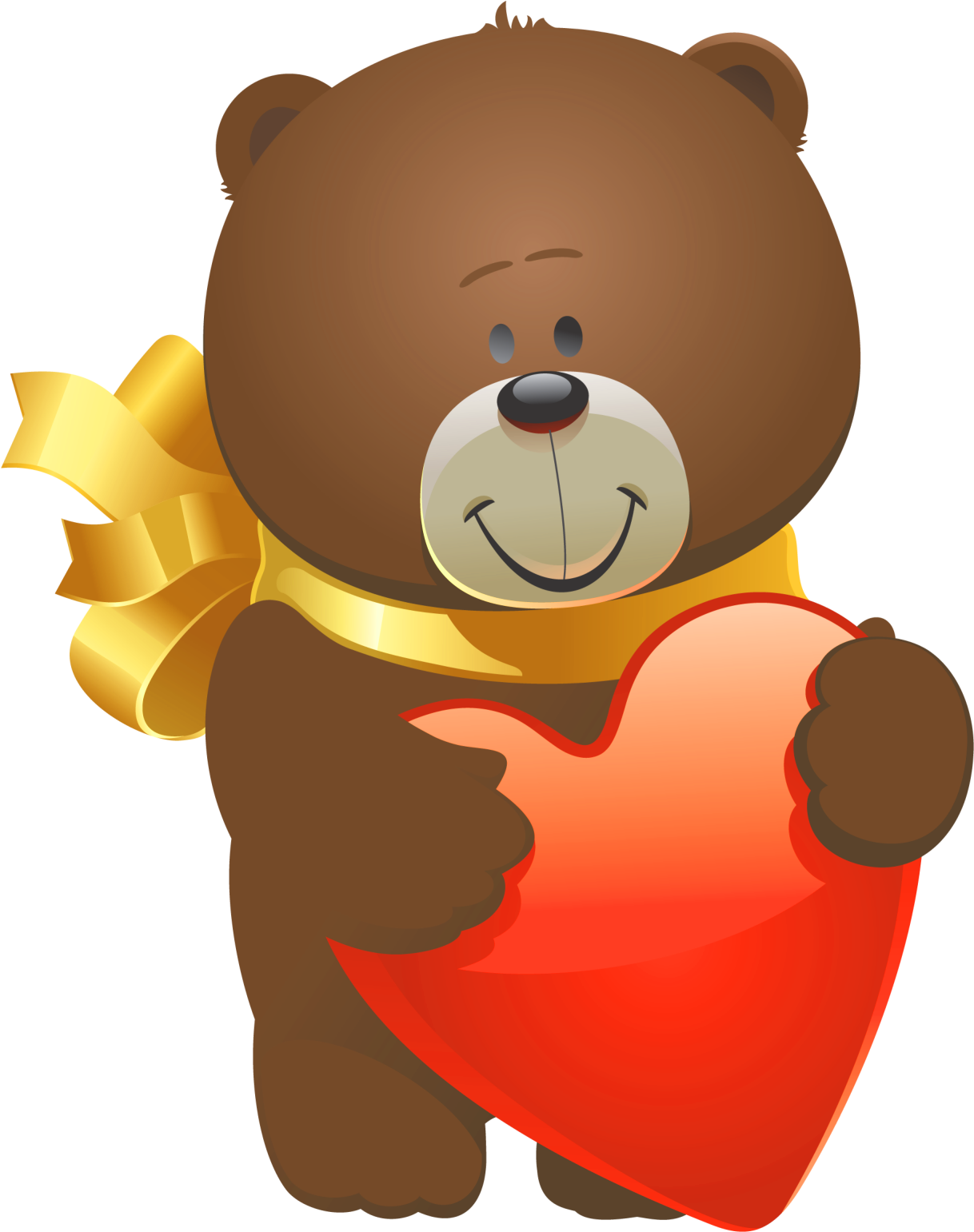 Valentine Teddy Bear Png Clipart - Teddy Bear Valentines Clipart Transparent Png (1240x1568), Png Download