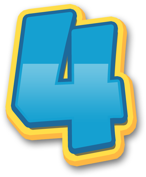 Paw Patrol Number 4 Clipart (566x719), Png Download