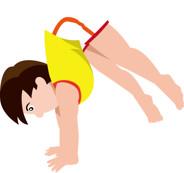 Gymnastics Boys Clipart - Png Download (625x586), Png Download
