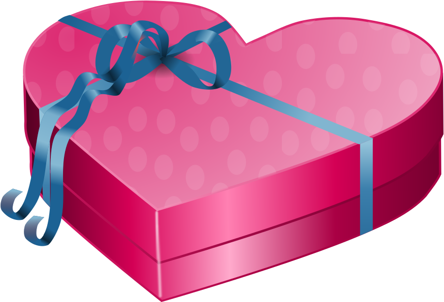 Gift Box Clipart - Valentines Day Gift Clipart - Png Download (800x579), Png Download