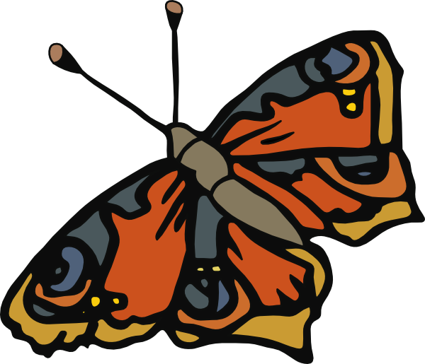 Butterfly Clip Art - Png Download (600x515), Png Download