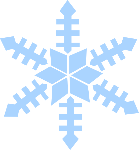 Blue Snowflake Clip Art At Clker Com Vector Clip Art - Adventures By Disney Star - Png Download (552x597), Png Download