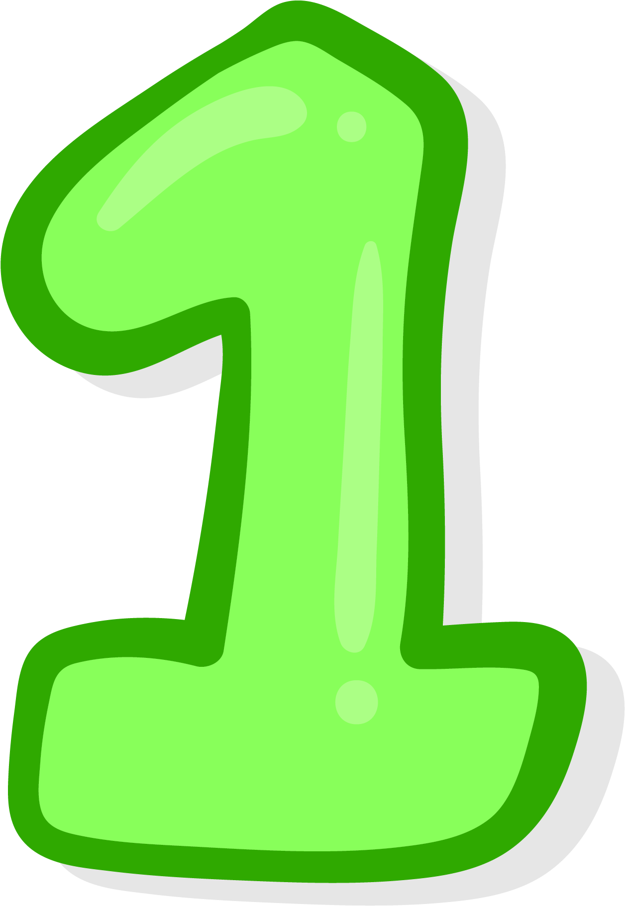 1 Number Png Free Image - Number 100 Clipart Transparent Png (1702x2038), Png Download