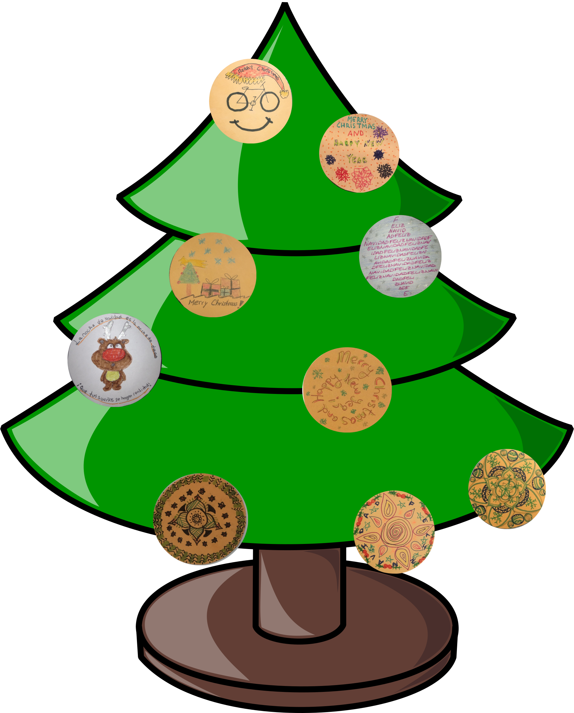 Tree2017 - Christmas Tree Clip Art - Png Download (1932x2400), Png Download