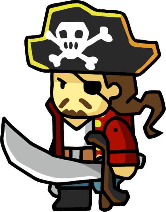 Scribblenauts Pirate Clip Arts - Scribblenauts Pirate - Png Download (532x680), Png Download