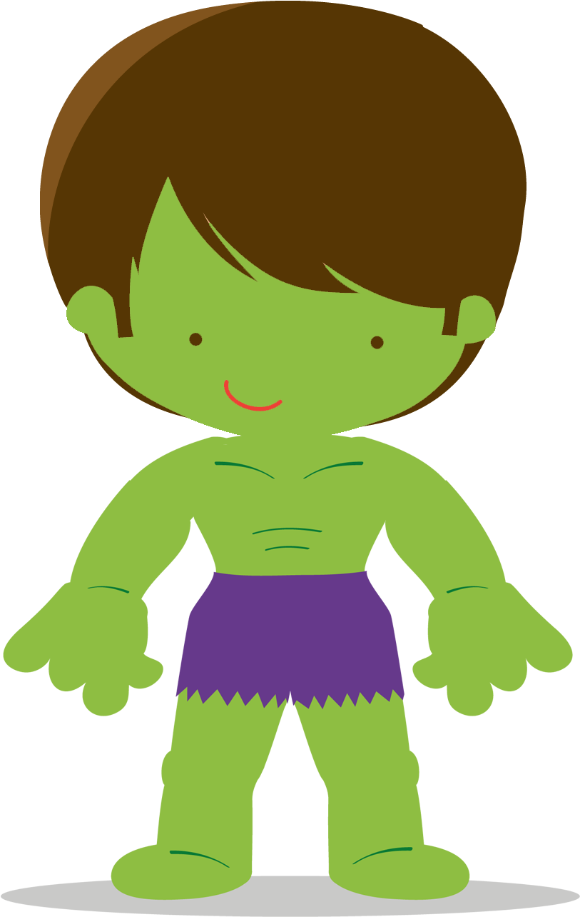 Oh My Fiesta For Geeks Avengers - Hulk Cute Png Clipart (813x1284), Png Download