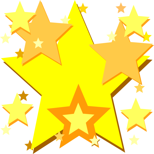Yellow Stars Clip Art - Yellow Star - Png Download (600x600), Png Download