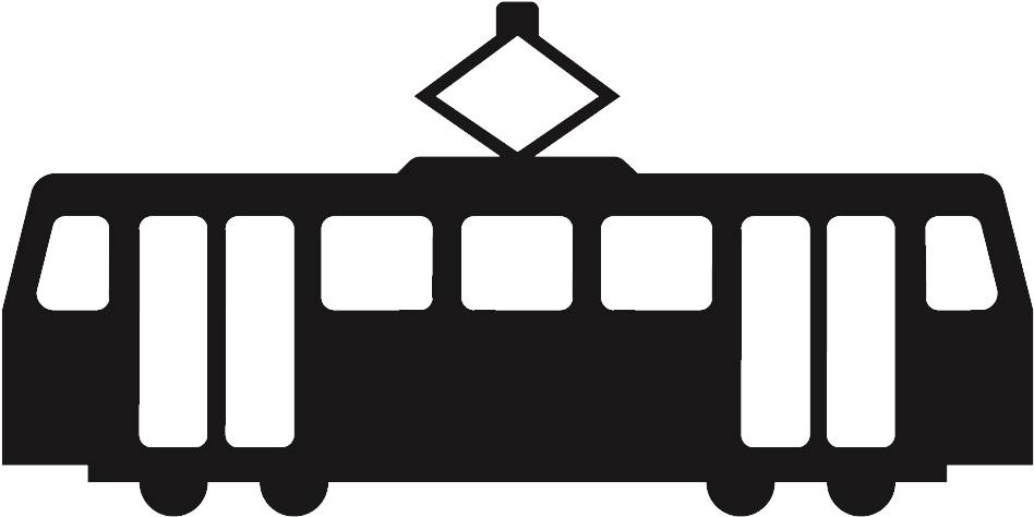 Tram Download Clip Art - Tram Clip Art - Png Download (964x508), Png Download