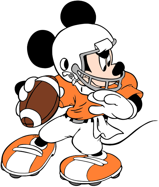 Disney Clip Art Galore - Mickey Mouse Football Clipart - Png Download (552x649), Png Download