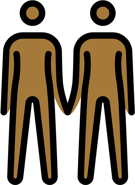 People Holding Hands Emoji Clipart - Man - Png Download (800x800), Png Download