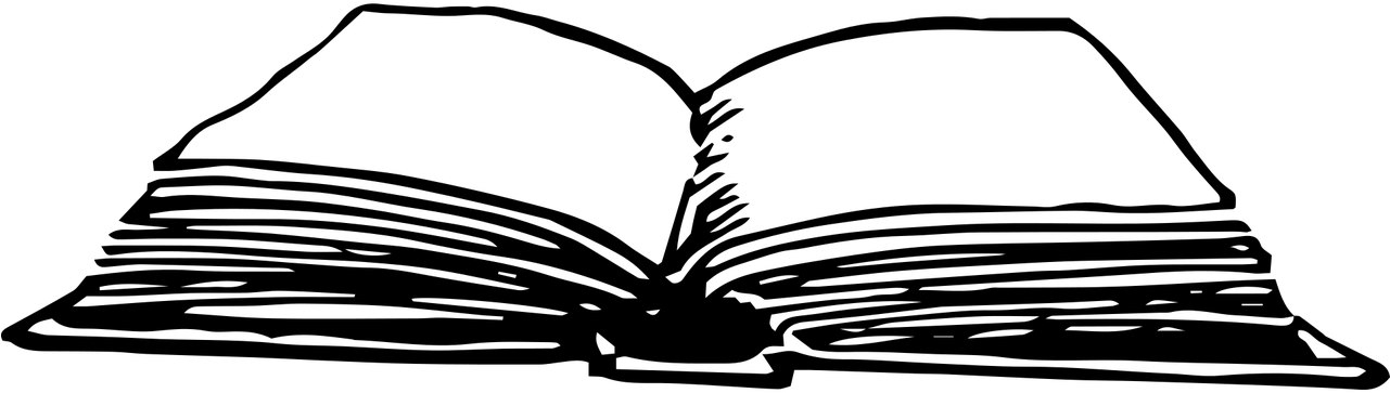 Book, Read, Reading, Literature, Open Book, Open, Lineart, - Livro Png Clipart (1280x640), Png Download