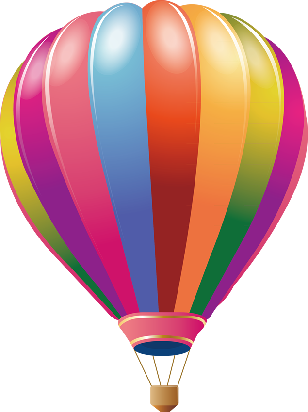 Free Download Heißballon Transparent Clipart Hot Air - Air Balloon - Png Download (635x850), Png Download