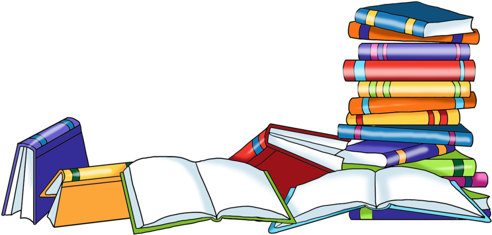 Livros Moldura Clipart (1024x482), Png Download
