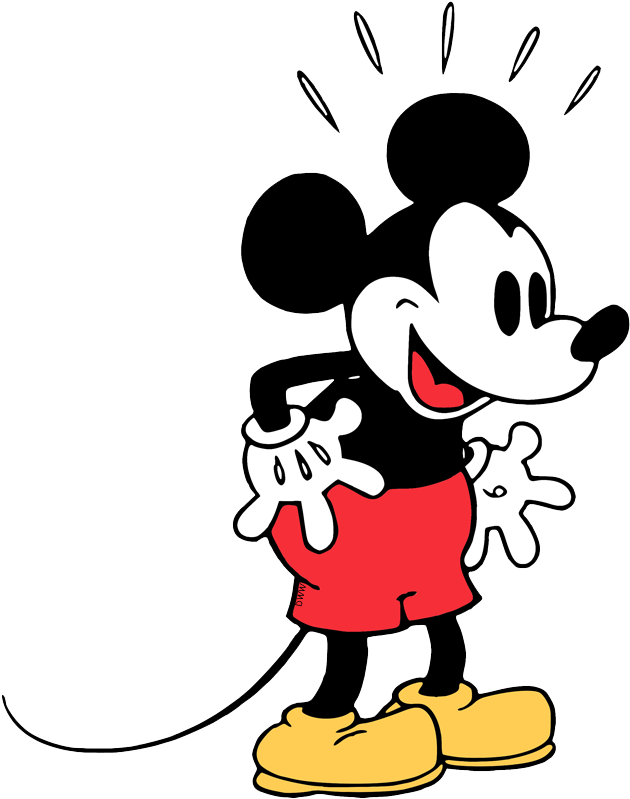Classic Mickey Mouse Clipart - Png Download (637x805), Png Download