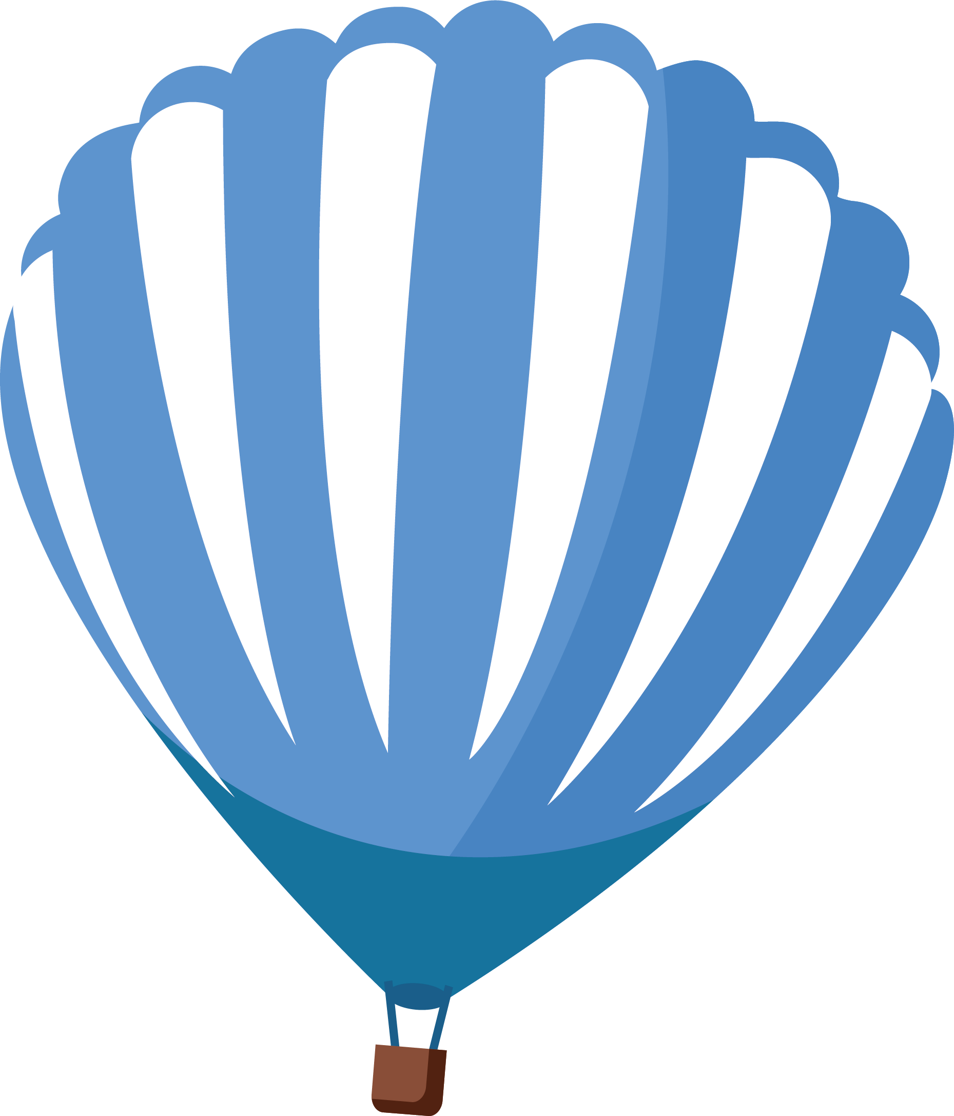 Transparent Hot Air Balloon Clipart Png - Clip Art (1859x2173), Png Download