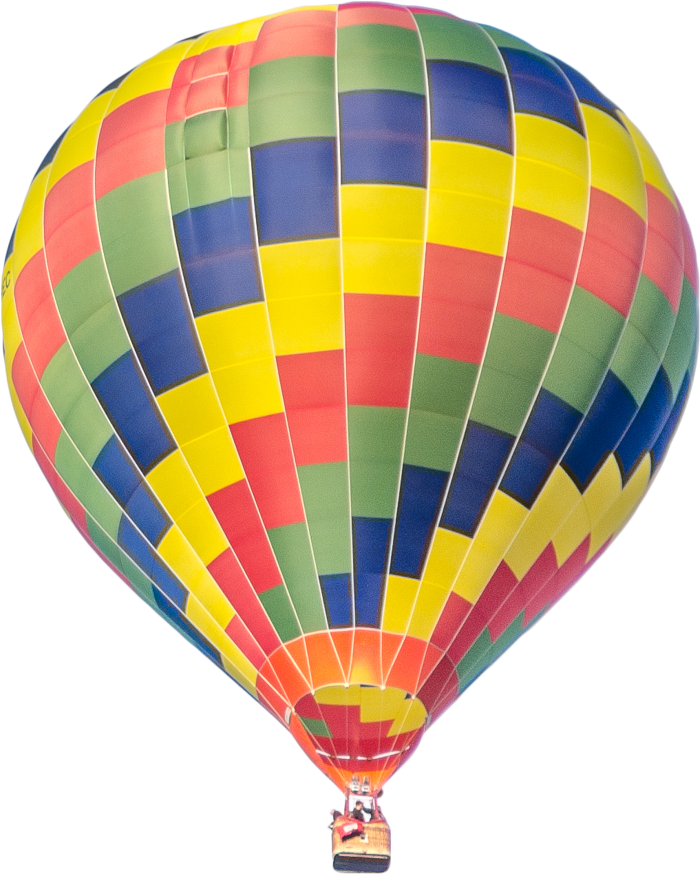 Colorful Hot Air Balloon Free - Hot Air Balloon Clipart (4570x3066), Png Download