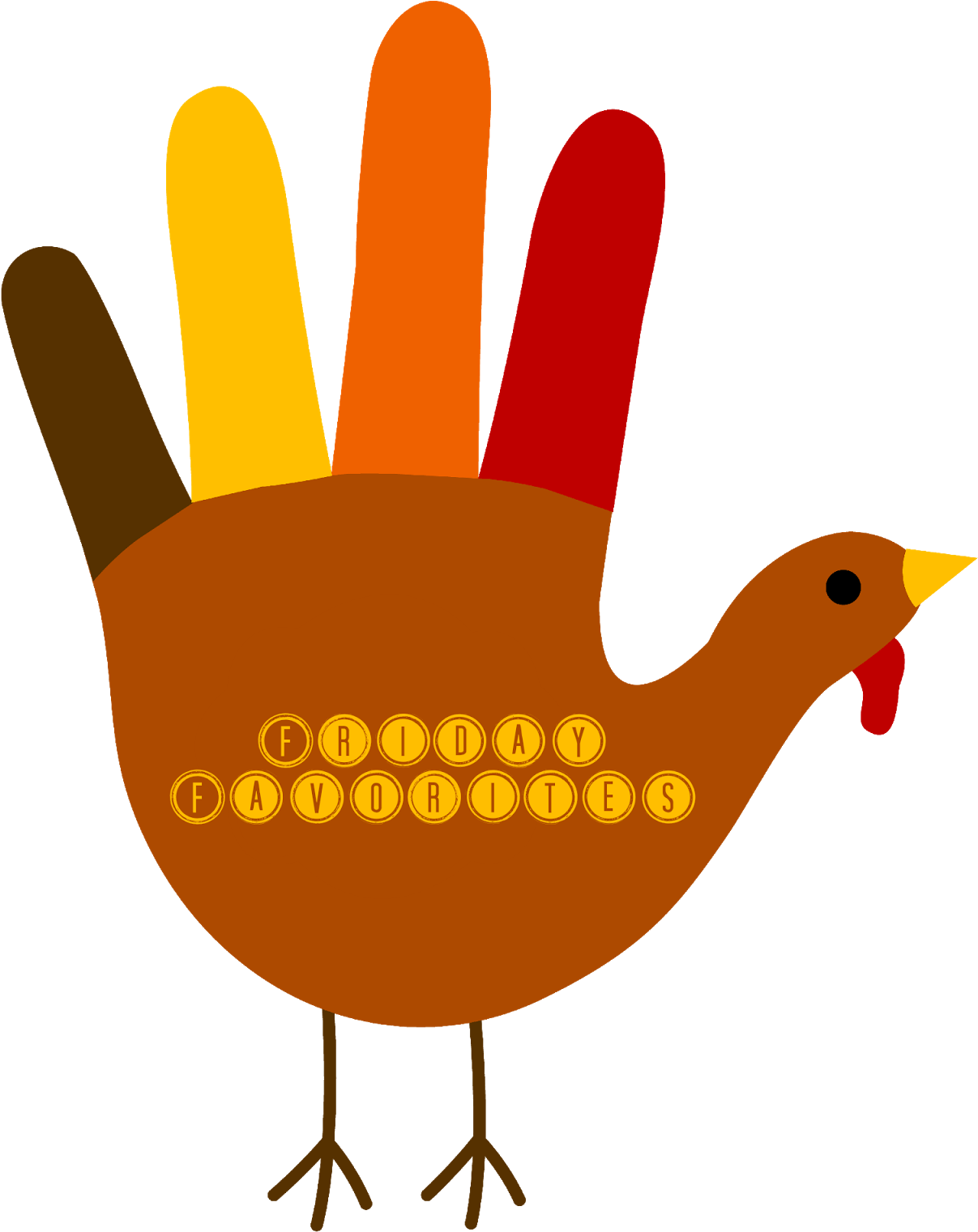While I M Waiting - Draw A Turkey Hand Clipart (1600x1600), Png Download