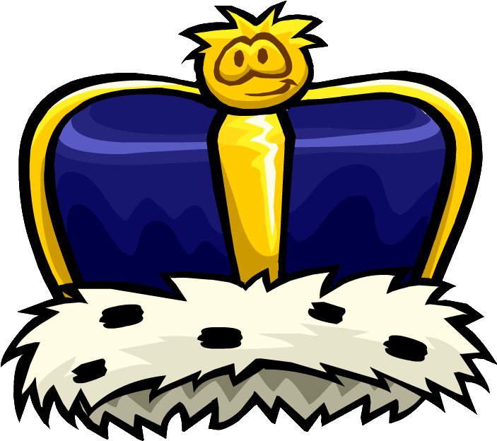 King"s Blue Crown - Blue King Crown Cartoon Clipart (745x663), Png Download