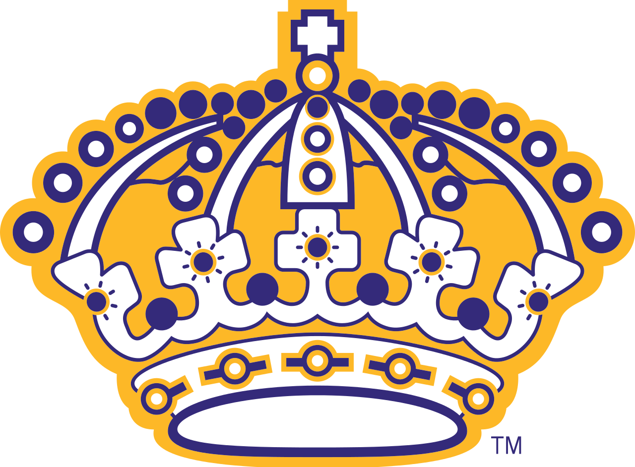 Los Angeles Kings Crown Logo - Original La Kings Logo Clipart (1280x942), Png Download