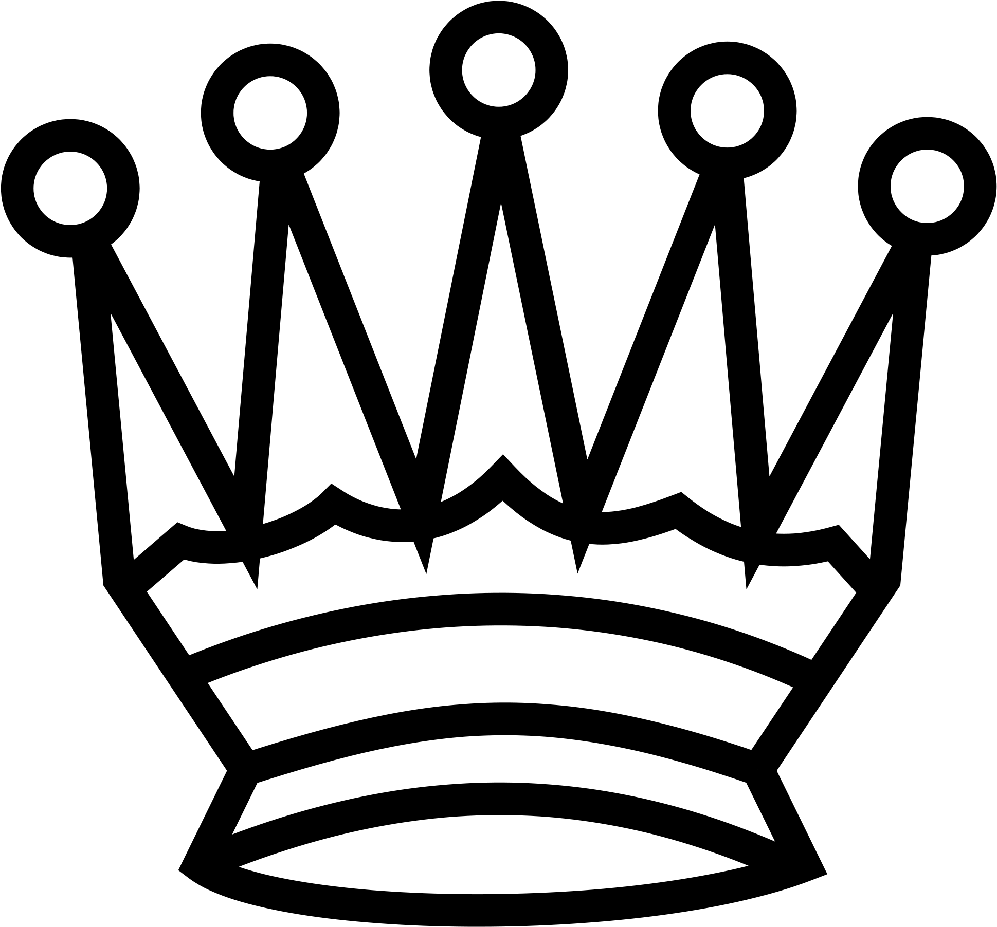 Drawing Chess Queen Transparent Png Clipart Free Download - Queen Chess Piece 2d (2000x2000), Png Download