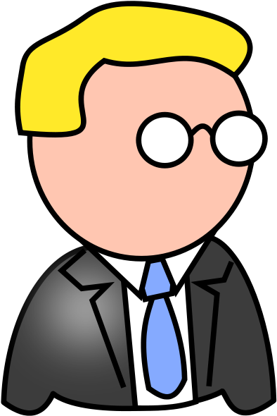 Business Man Medium 600pixel Clipart, Vector Clip Art - Business Men Cliparts - Png Download (637x900), Png Download
