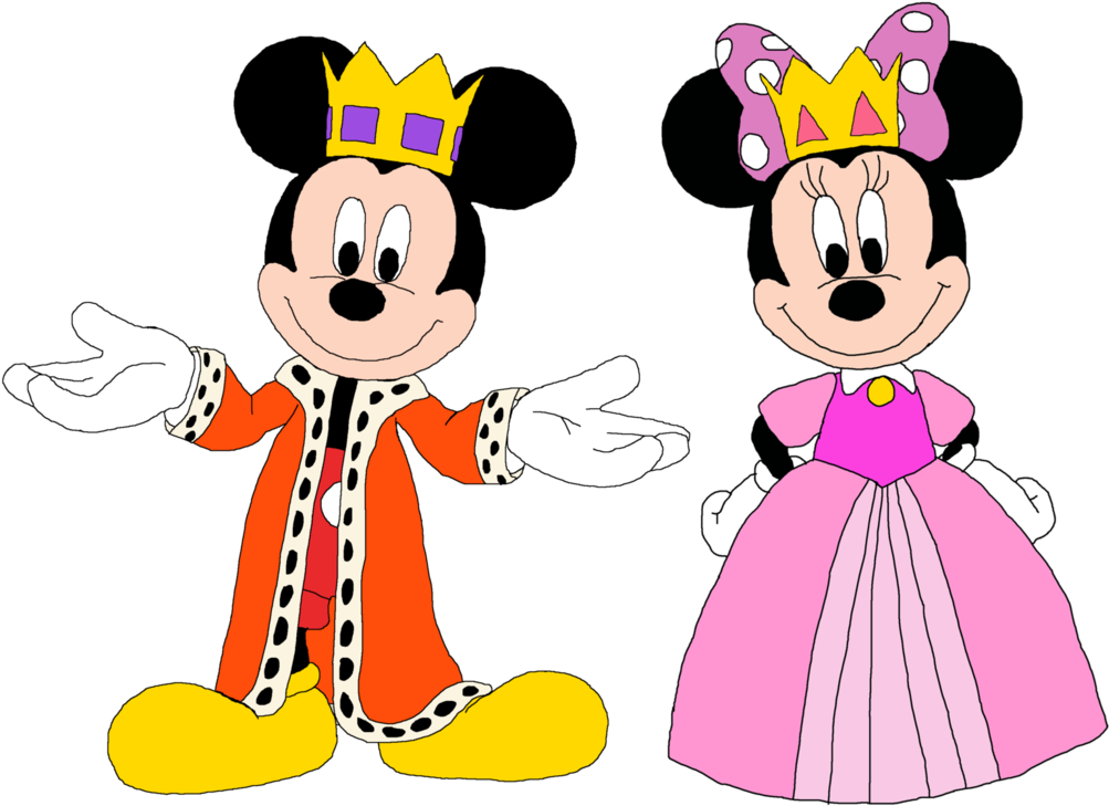 Crown Clipart Minnie Mouse - Coloring Minnie Mouse Princess - Png Download (1044x765), Png Download