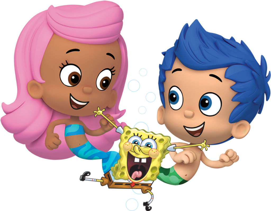 Molly Bubble Guppies Characters Clipart (1024x797), Png Download