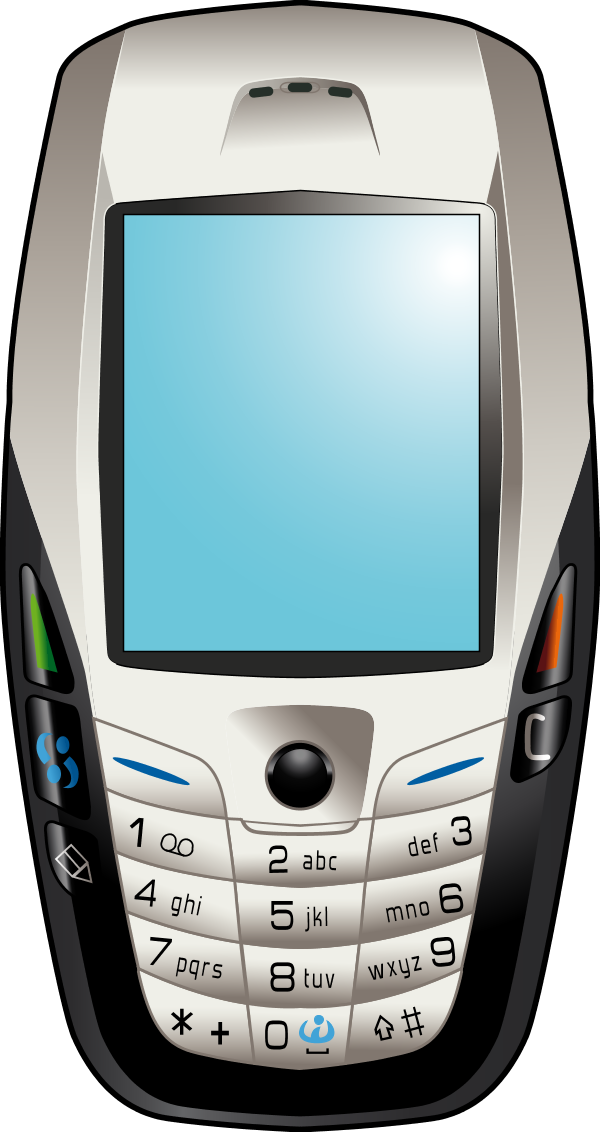 Smart Phone Clip Art - Mobile Phone Clip Art - Png Download (600x1132), Png Download
