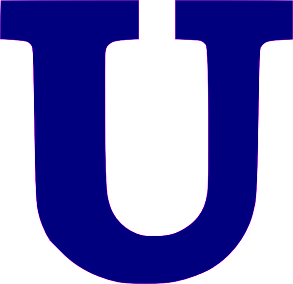 U Letter Blue Clip Art At Clker - Clip Art Letter U - Png Download (600x582), Png Download