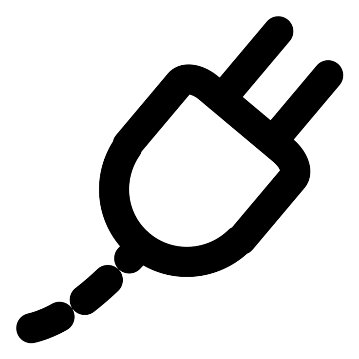 Transparent Quick Clipart - Power Clipart Black And White - Png Download (737x737), Png Download