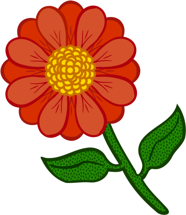 Chrysanths,plant,flower - Flower Clipart Colour - Png Download (656x750), Png Download