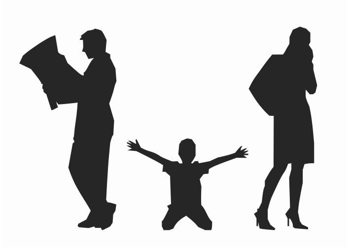 Divorced Parents Clip Art - Divorce Png Transparent Png - Full Size
