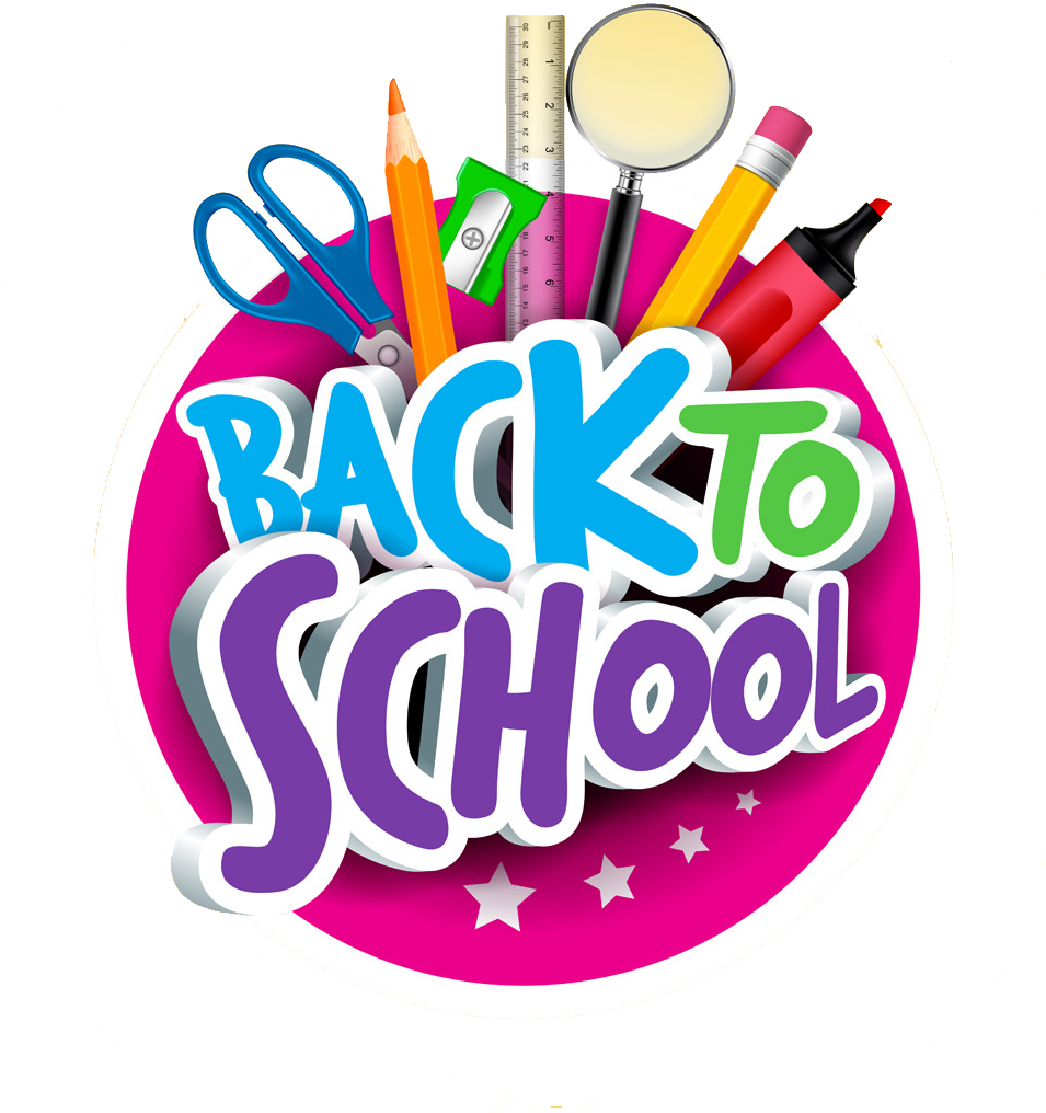School Drawing Illustration - Clipart Back To School Logo - Png Download (1024x1083), Png Download