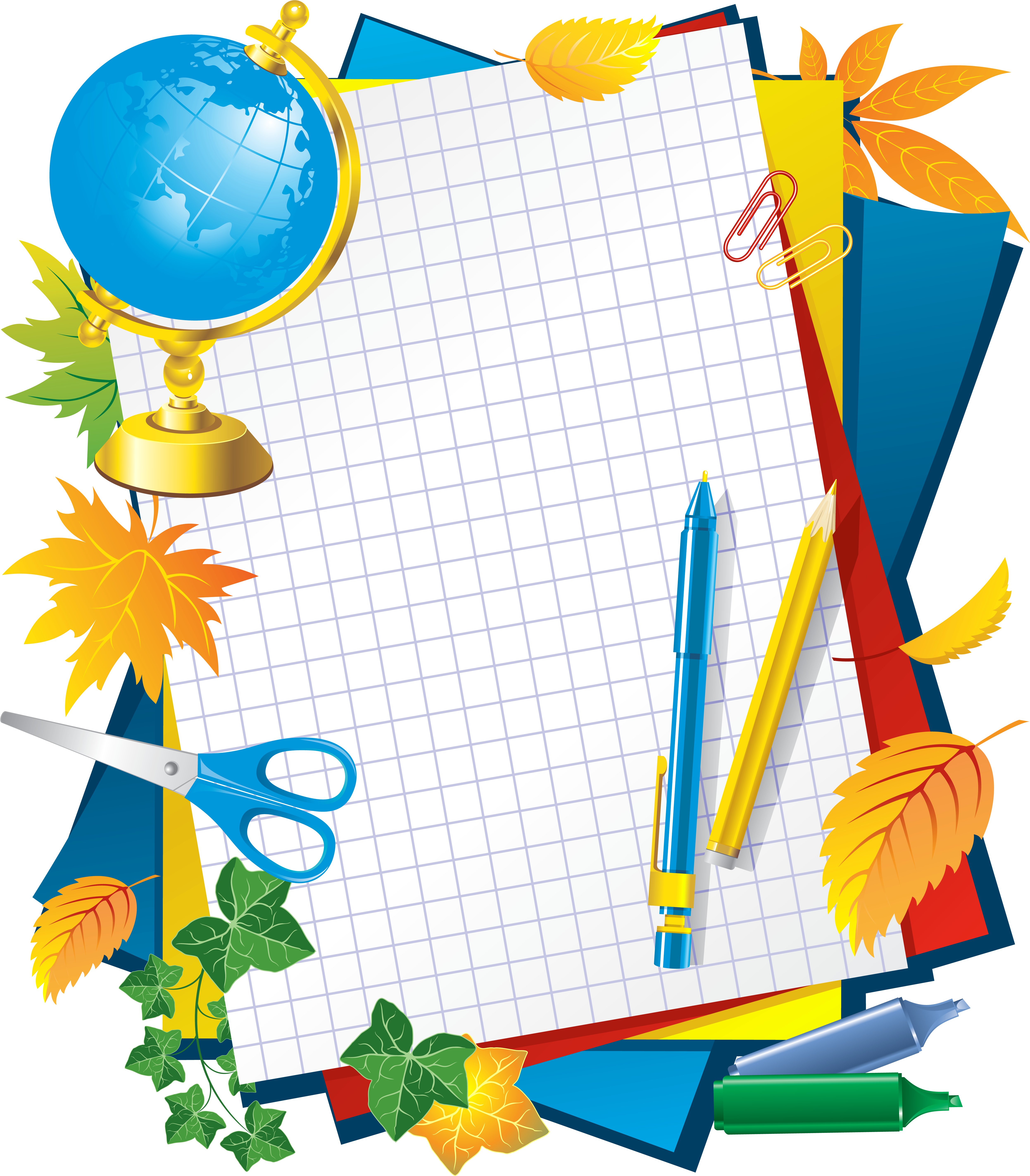 Transparent Free Border Clipart For Teachers - Border Design For Teachers - Png Download (4986x5693), Png Download