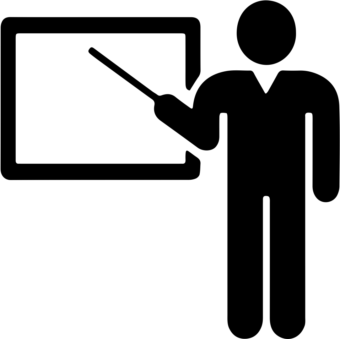 Clipart Teacher Black And White - Teacher Icon Png Transparent Png (1200x1200), Png Download